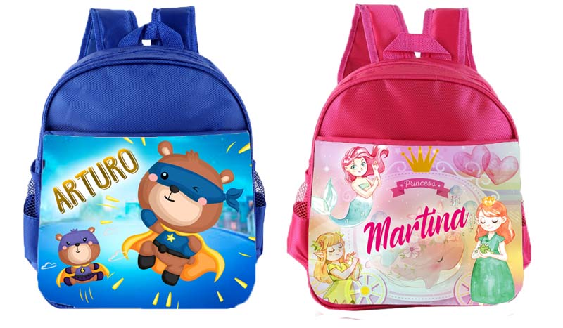 Mochila infantil personalizada