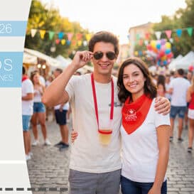 Catálogo de artículos de animación y textil para fiestas y eventos corporativos con pañuelos personalizados.