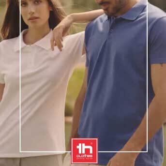 Catálogo TH Clothes textil promocional personalizable, ropa corporativa moderna para empresas
